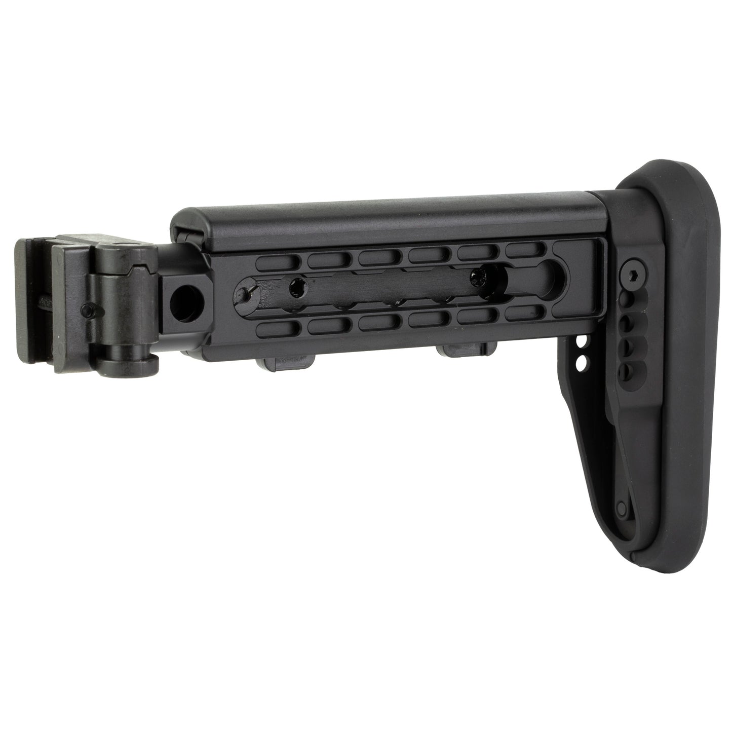 Midwest Industries Alpha Series Folding Stock for AK Platform - Black, Part Number MI-AK-ALPHA-FS