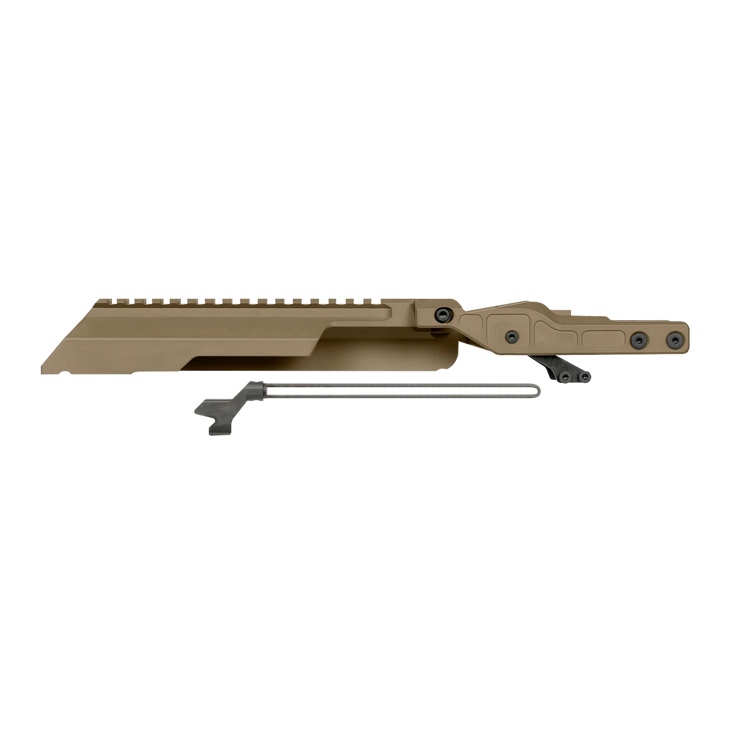 Midwest Industries Alpha Series M-LOK Handguard and Dust Cover Set for AK Rifles in Flat Dark Earth