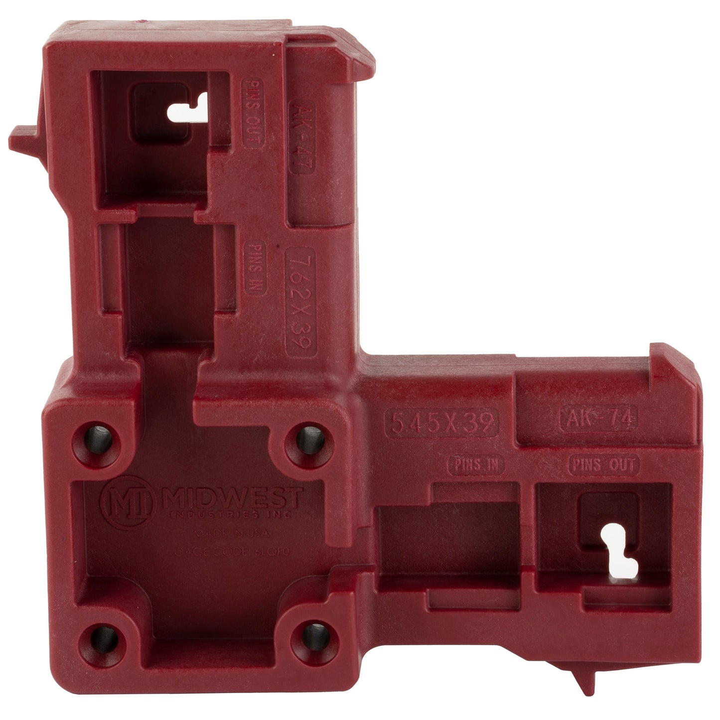 Midwest Industries MI-AKLRB AK Receiver Maintenance Block - Red Polymer for AK-47 and AK-74