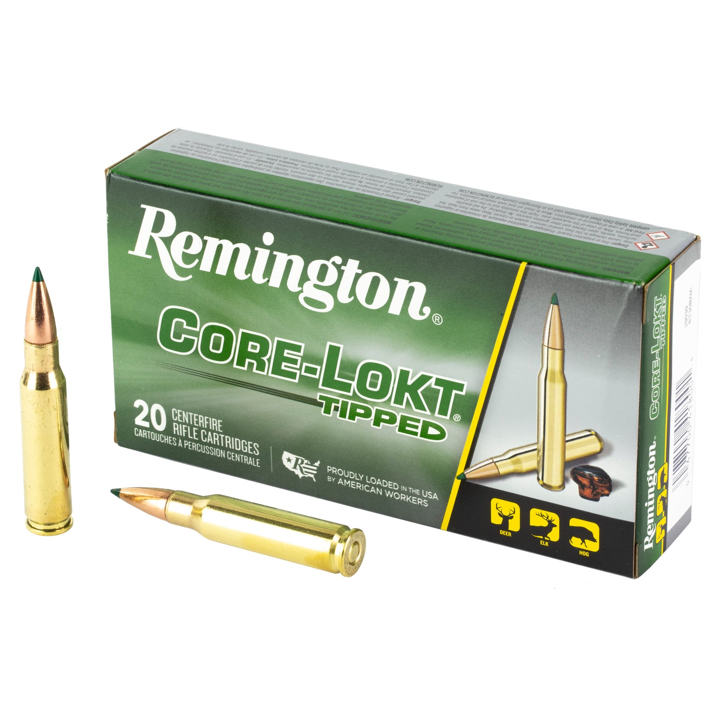 Remington Core-Lokt Tipped .308 Winchester 150-Grain Ammo (20 Round Box)