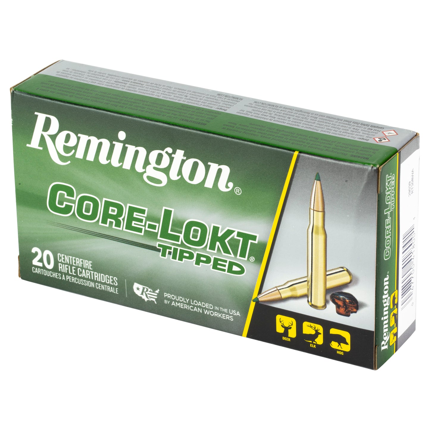 Remington Core-Lokt Tipped .308 Winchester 150-Grain Ammo (20 Round Box)