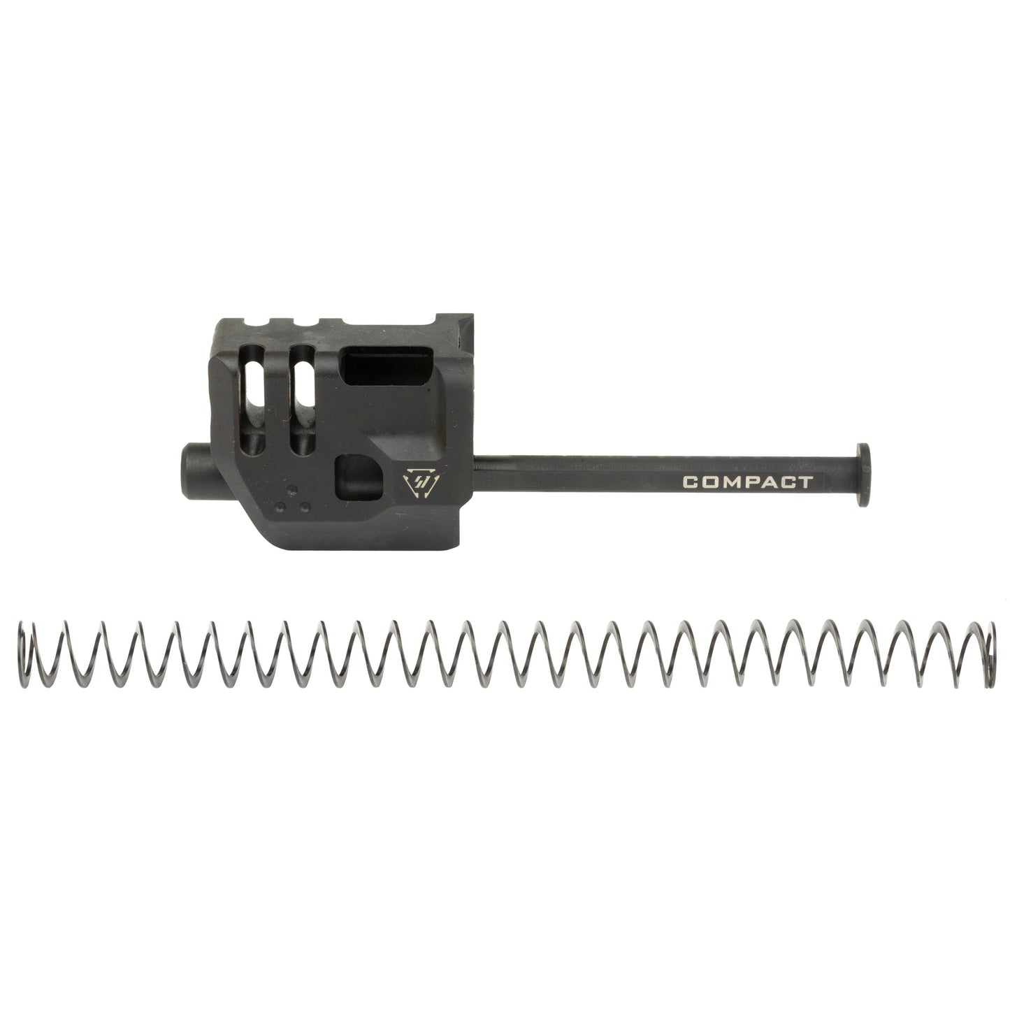 Strike Industries Mass Driver Compensator for Glock 19 - 9mm, Black (Part No. SI-G4-MDCOMP-C)