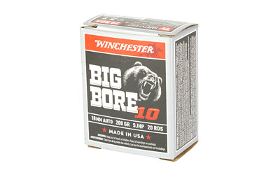Winchester Ammunition Big Bore 10mm 200-Grain Jacketed Soft Point * Reliable Personal Defense and Hunting Ammo