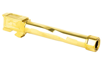 Zaffiri Precision Gold Threaded Barrel for Glock 17 Gen 1-4 * 4.49 Inch 9mm Upgrade
