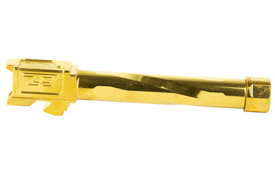 Zaffiri Precision Gold Threaded Barrel for Glock 17 Gen 1-4 * 4.49 Inch 9mm Upgrade