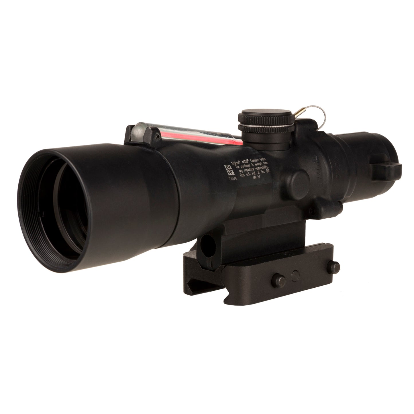 Trijicon ACOG 3X30 Red Chevron .223 Rifle Scope with 30mm Objective - Black