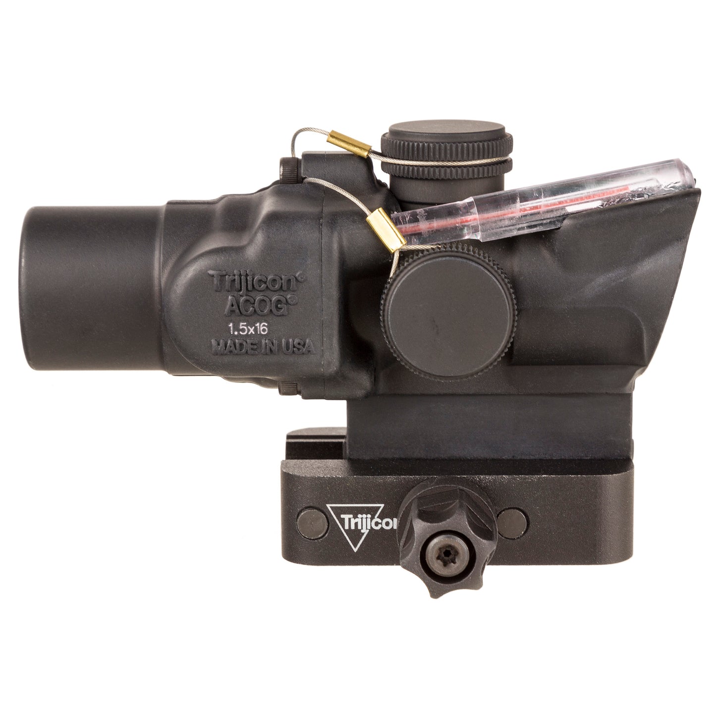 Trijicon ACOG 1.5X16S Red Ring & 2 MOA Dot Rifle Scope - Durable Medium-Range Optic