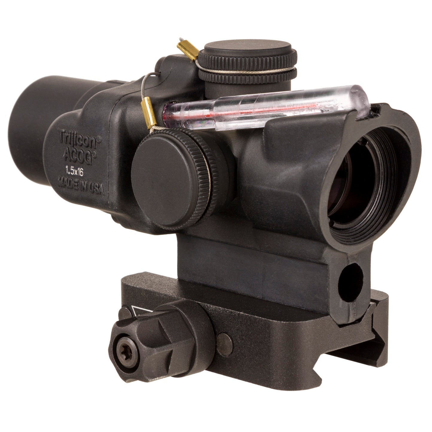 Trijicon ACOG 1.5X16S Red Ring & 2 MOA Dot Rifle Scope - Durable Medium-Range Optic