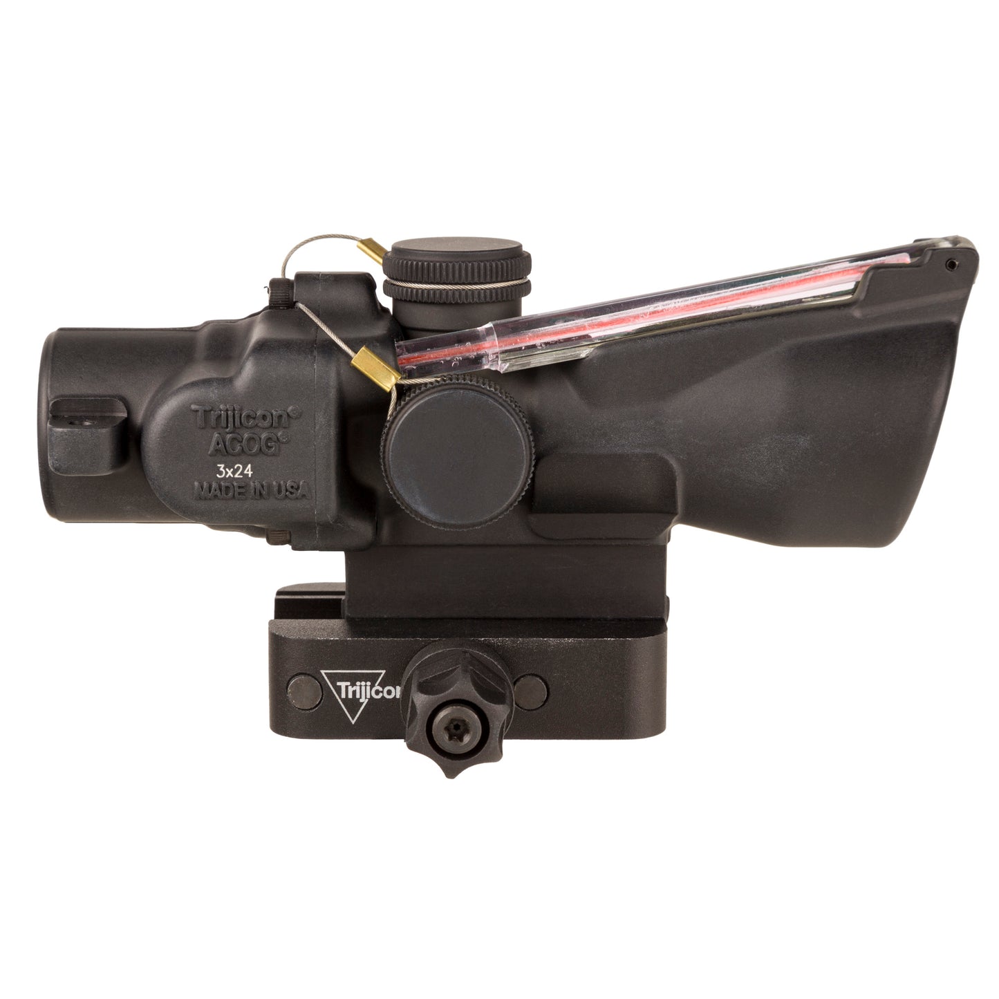 Trijicon ACOG 3X24 Red Horseshoe/Dot Rifle Scope * Black (Part Number: TA50-C-400348)