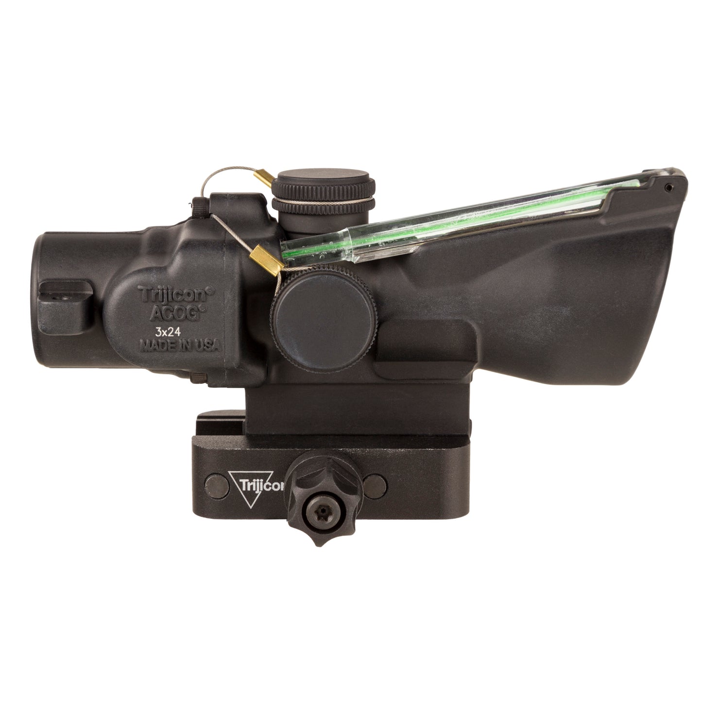 Trijicon ACOG 3X24 Green Horseshoe/Dot Rifle Scope * Black (Part Number: TA50-C-400350)