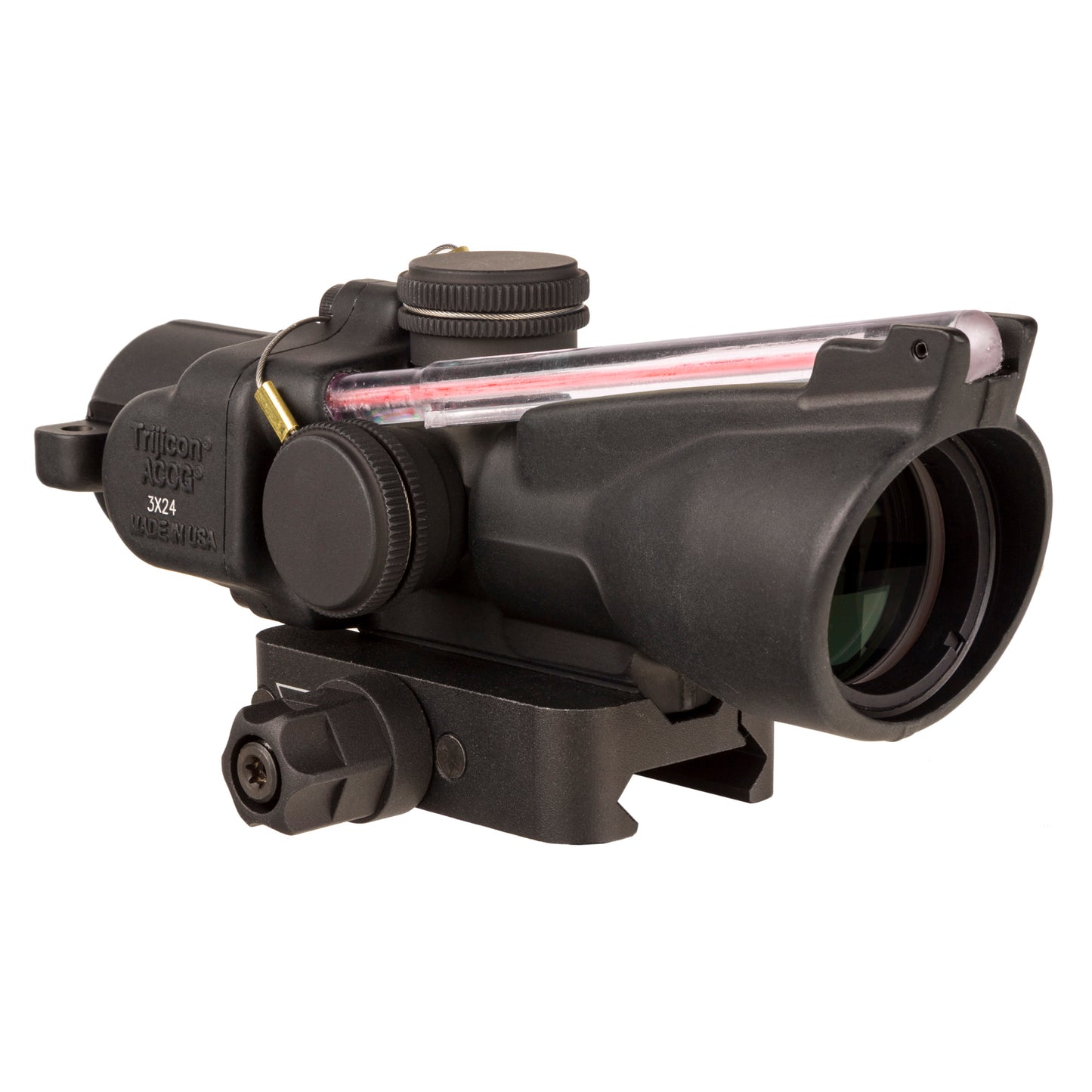 Trijicon ACOG 3X24 Low Red Horseshoe/Dot Rifle Scope - Model TA50-C-400360