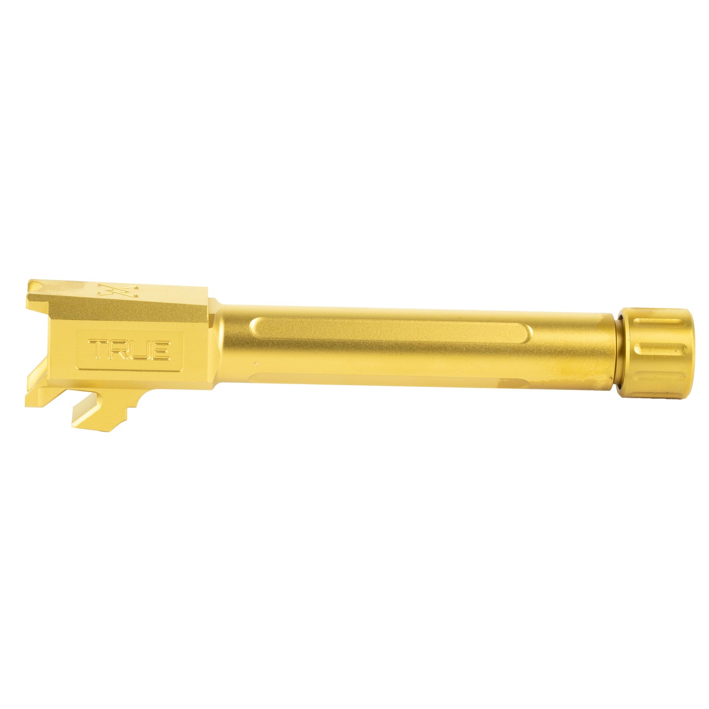 True Precision Hellcat Pro 9mm Threaded Barrel with Gold Titanium Nitride Finish for Springfield Hellcat Pro