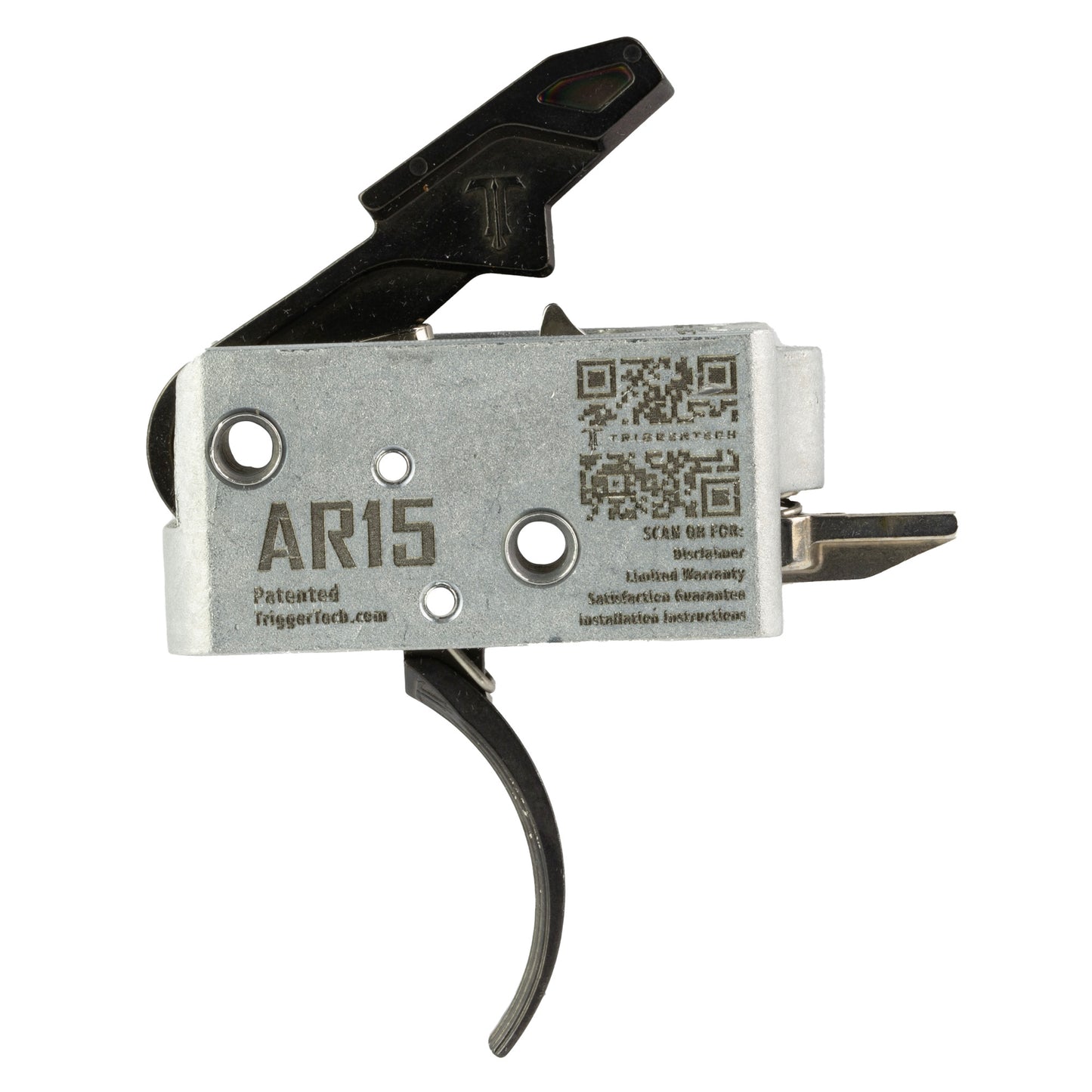 TriggerTech AR15 Duty Curve Trigger - 3.5 lb Pull, Black