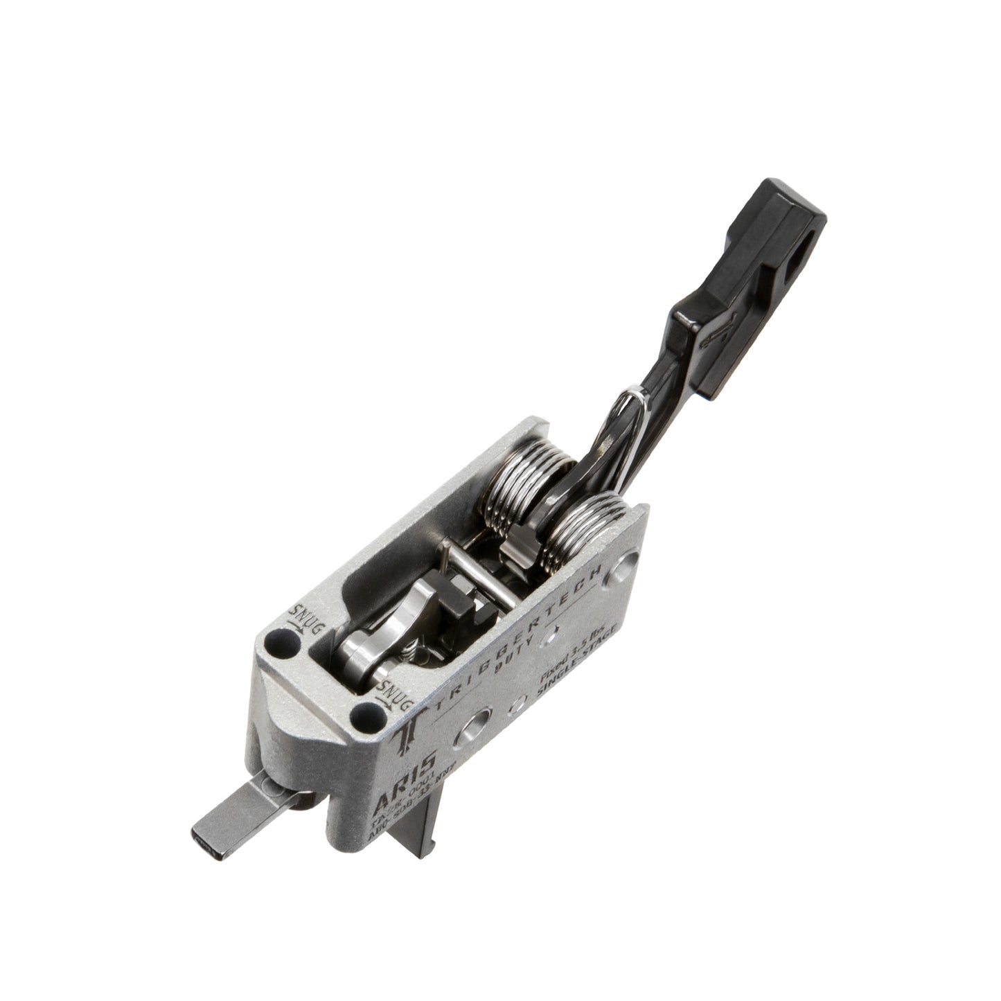 TriggerTech Duty AR-15 Trigger with 3.5 lb Flat Pull, Black - Model AH0-SDB-33-NNF