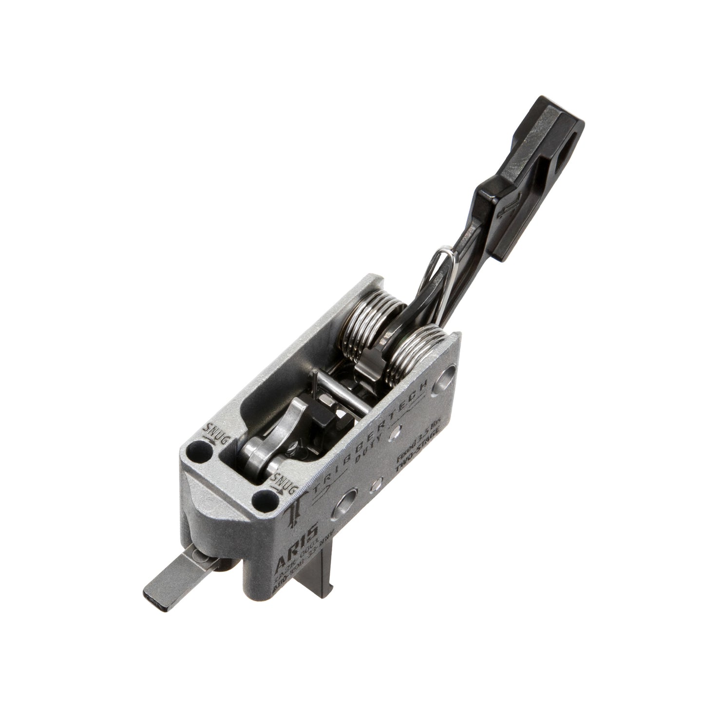 TriggerTech AR Duty Flat Trigger for AR-15 * 3.5 lb Two-Stage Rifle Trigger, Black