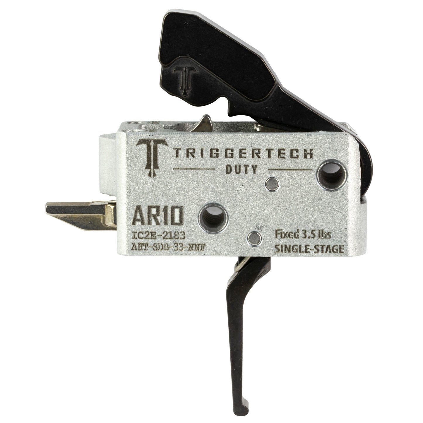 TriggerTech AR10 Duty Flat Trigger * 3.5 lb Pull Weight for Reliable Performance in Harsh Environments