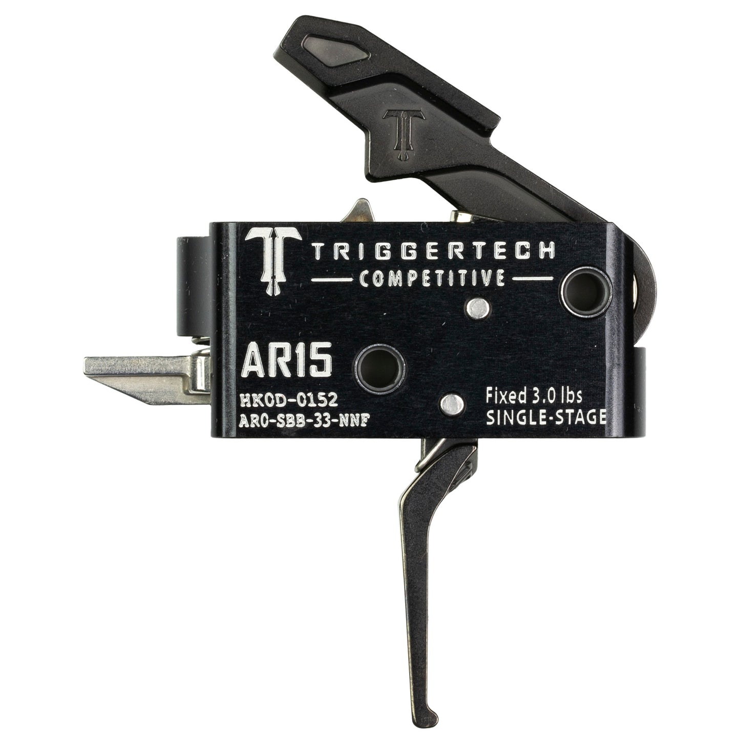 TriggerTech AR-15 Single Stage Competition Flat Trigger - Model AR0-SBB-33-NNF
