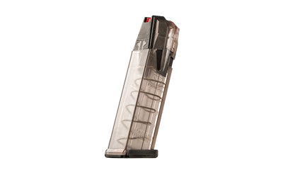 Elite Tactical Systems Group ETS MAG Omega for Glock 17/19 9mm, 17-Round Transparent Magazine