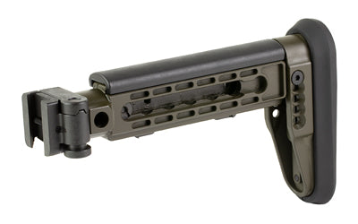 Midwest Industries Alpha Series Folding Stock for AK - Olive Drab Green, Part MI-AK-ALPHA-FS-ODG