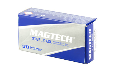 Magtech 9mm 115 Grain Full Metal Jacket Steel Case Ammunition * 50 Rounds per Box, 1000 Rounds per Case