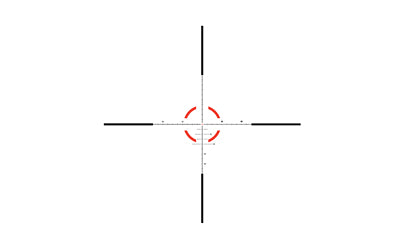 Trijicon Credo HX 1-10x28 Low Power Variable Rifle Scope with Red/Green MOA Reticle