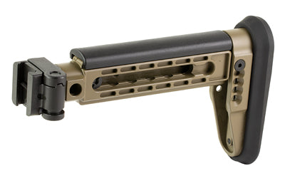 Midwest Industries MI-AK Alpha Folding Stock in Flat Dark Earth for AK Rifles
