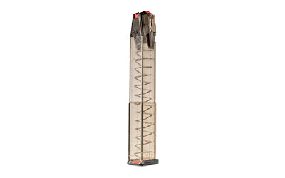 Elite Tactical Systems Group ETS MAG Omega for Glock 17/19 9mm 30-Round Clear Magazine