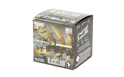 Federal Premium Black Cloud FS Steel 28 Gauge Shotshells * 3/4 oz #3 Steel Shot, 25 Rounds per Box