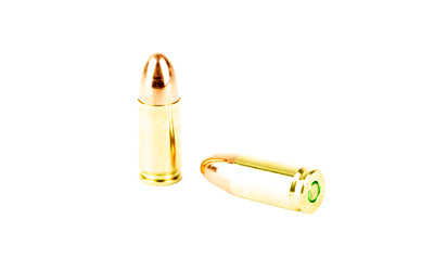 Belom 9mm 124 Grain Full Metal Jacket Brass Ammunition * Pack of 50 Rounds