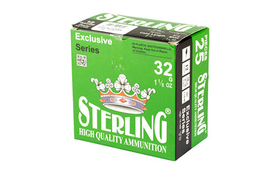 Sterling Exclusive Series 12 Gauge #4 Shot Shells * 1 1/8 oz, 25 Rounds per Box