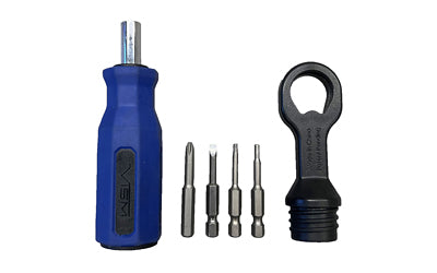 NcSTAR Pro Tool for 1911 Blue/Black - Dual Head Barrel Bushing Wrench and Driver Bits
