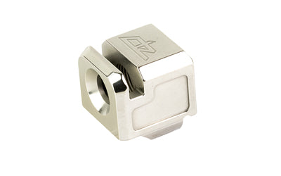 Zaffiri Precision Blowhole Compensator for 9mm Glock G1-5 * Silver, Model ZP.COMP.SS