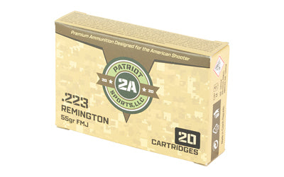 STV Technology Patriot .223 Remington 55 Grain FMJ Ammunition - 20 Rounds