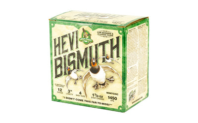 HEVI-Shot HEVI-Bismuth Waterfowl 12 Gauge 3-inch #4 Shot (25/250)