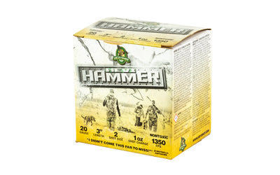 HEVI-Shot HEVI Hammer 20 Gauge 3 Shotgun Shells - 1 oz #2 Steel and Bismuth Waterfowl Ammo (25/Case)