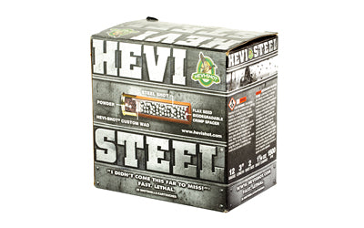 HEVI-Shot HEVI-Steel 12 Gauge 3-Inch #2 Steel Shotshells * 1 1/4 Ounce, Max Velocity for Waterfowl Hunting