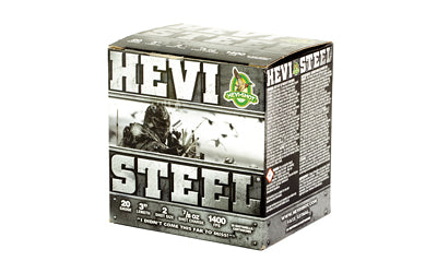 HEVI-Shot HEVI-Steel 20 Gauge 3-inch #2 Shotshells * High-Velocity Steel Shot for Waterfowl Hunting