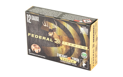 Federal Freight Train 12 Gauge 3-Inch 300 Grain Sabot Slug - Box of 5