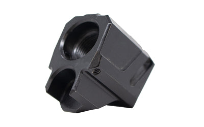 Faxon Firearms EXOS-524 9mm Compensator - Black Aluminum for Improved Recoil Control