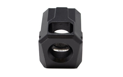 Faxon Firearms EXOS-524 9mm Compensator - Black Aluminum for Improved Recoil Control