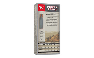 Winchester Ammunition Power-Point 300 Blackout 200 Grain Ballistic Tip Ammo (20 Rounds)