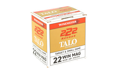 Winchester Ammunition 22 WMR 40-Grain Hollow Point Bullets * TALO Model, Bulk Pack of 222 Rounds