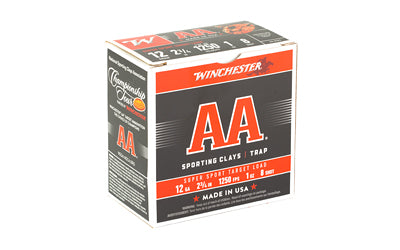 Winchester Ammunition AA Supersport Sporting Clay 12 Gauge Shotshells * 1 oz #8, 25 Rounds per Box
