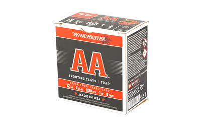 Winchester Ammunition AA Supersport Sporting Clay 12 Gauge Shotshells * 1 oz #8, 25 Rounds per Box