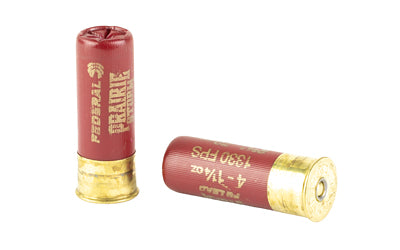 Federal Prairie Storm 12 Gauge #4 Lead Shotgun Shells, 1 1/4 oz, 25 Rounds