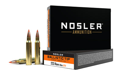 Nosler 223 Remington 55-Grain Ballistic Tip Ammunition - 20 Rounds Per Box