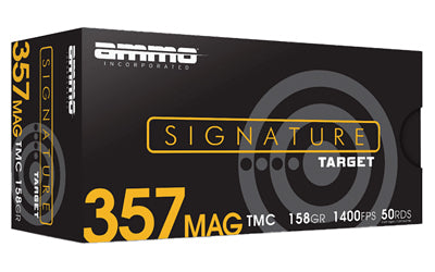 Ammo Inc Signature Target .357 Magnum 158 Grain Total Metal Coating Ammunition - 50 Rounds Per Box