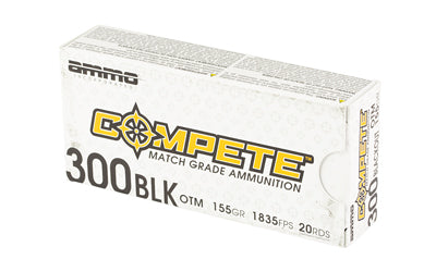 Ammo Inc 300 Blackout 155 Grain Open Tip Match Ammunition * Competitive Performance for Range and Field