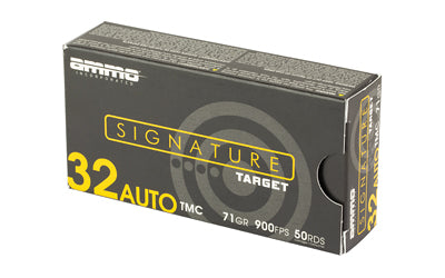 Ammo Inc Signature Target 32 ACP 71-Grain Total Metal Coating Ammunition * Reliable Performance for Target Shooting and Range Use