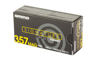Ammo Inc Signature Target .357 Magnum 158 Grain Total Metal Coating Ammunition - 50 Rounds Per Box